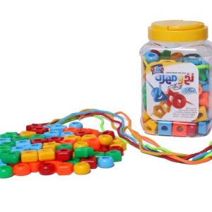 ★آوای باران-نخ و مهره رنگی رنگی 100 تایی