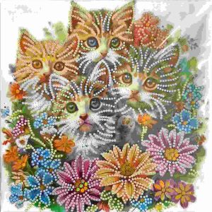وار-نقاشی الماسی 20 در 20 برنزی
